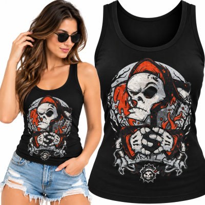 TANK TOP DAMSKI ŚMIESZNY  PURO HUESO SIMPLE